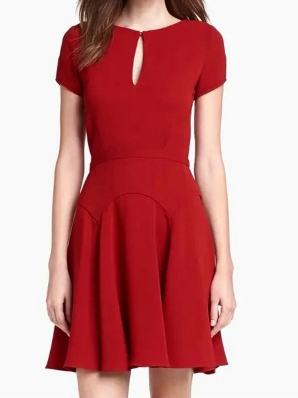 Diane Von Furstenberg Raizel Red Mini Dress Size 0